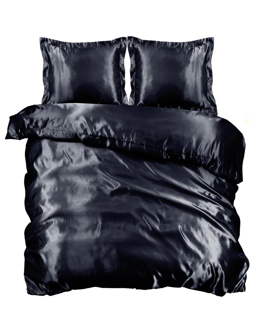 Satijn Overtrek - Black
