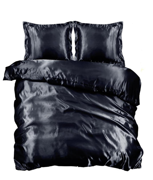 Satijn Overtrek - Black