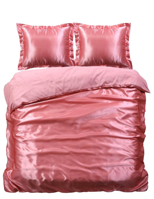 Satijn Overtrek - Rose
