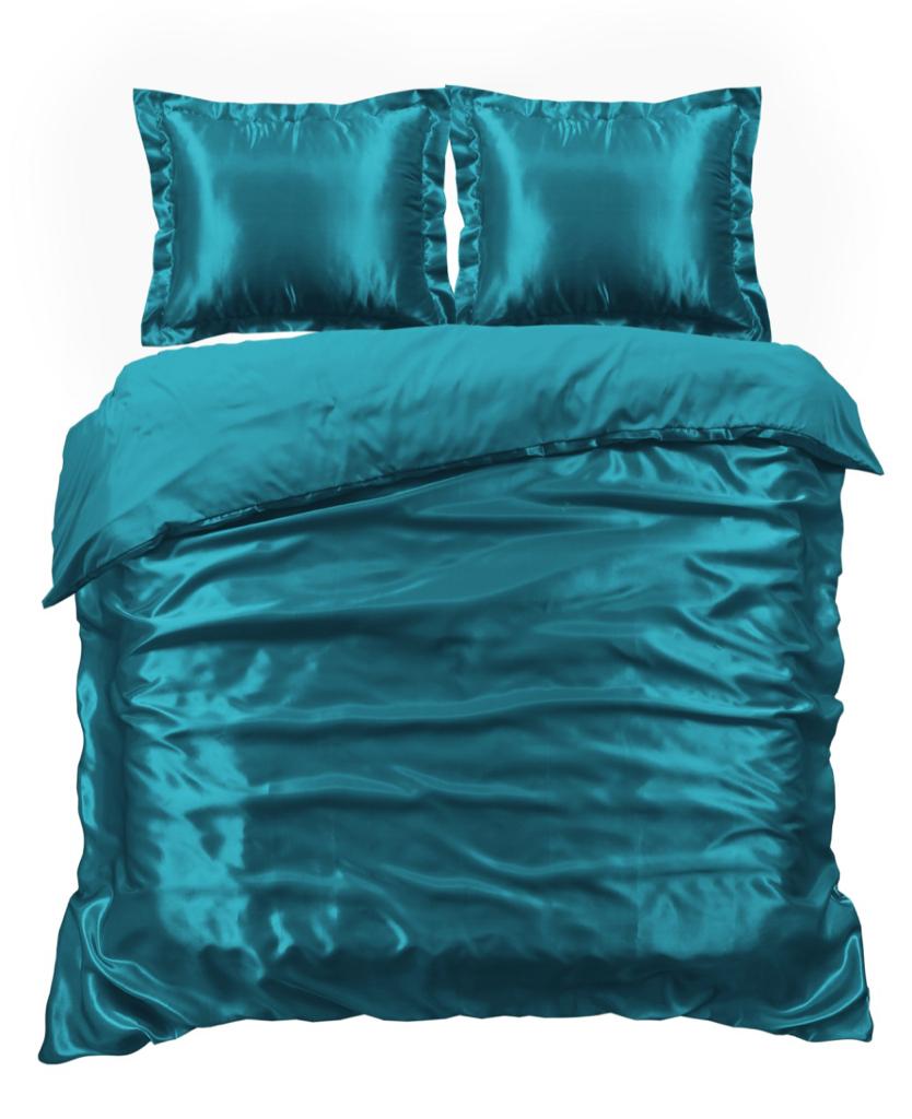 Satijn Overtrek - Turqoise